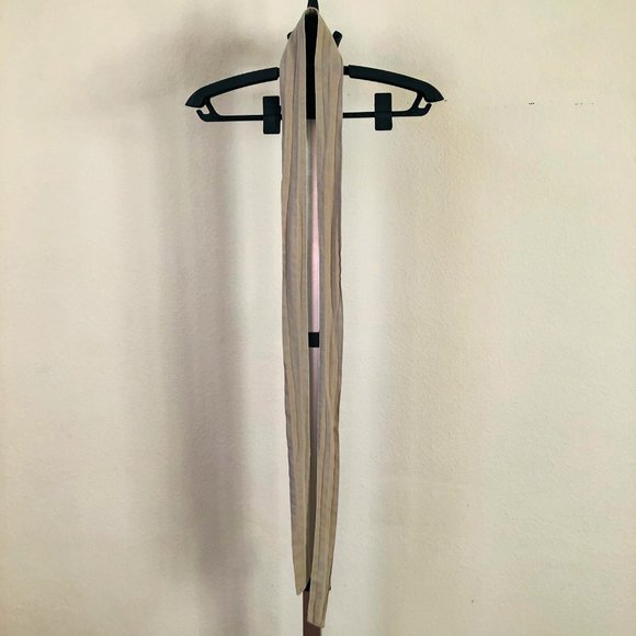 Chocolate Tan Linen Pants with Belt (S) - Picture 3 of 6